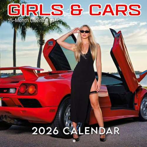 Girls & Cars Calendar 2026