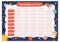 PuK Krämmer GmbH Stundenplan Kinder Abwischbar Personalisiert | Laminiert optional Magnetisch mit Stift | Geschenk zur Einschulung | Stundenplan 1. Klasse für Kühlschrank (Weltall)