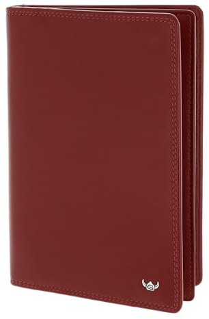 Golden Head Leder Ausweisetui Polo RFID Protect Brieftasche mit RV 4041 Rot dunkelrot