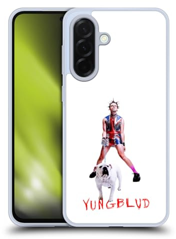 Head Case Designs Offizielle Yungblud Strawberry Lipstick Grafiken Gel Handyhülle Hülle [Militärischer Schutzgrad] Kompatibel mit Samsung Galaxy A36 5G