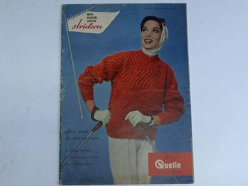 Wir helfen Ihnen stricken. Heft 12: Herbst/Winter 1958/59