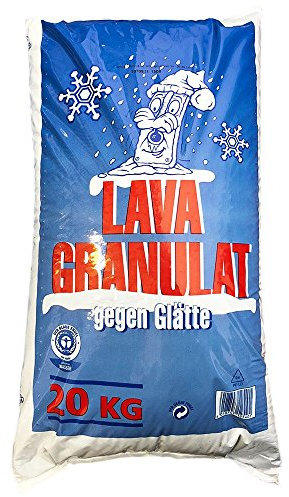 eHygiene Lavagranulat 20 kg, 2-4 mm - als umweltfreundliche Alternative zum Streusalz
