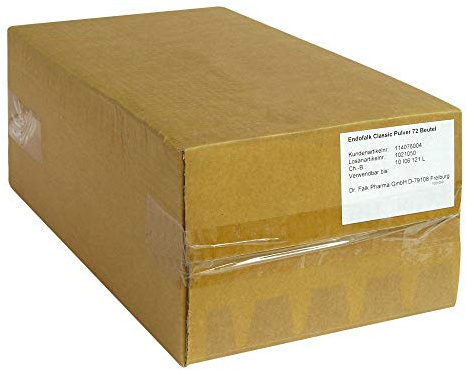 Endofalk Classic 72 Beutel, Orangen-Passionsfrucht Aroma | Arzneimittel, wird zur Darmreinigung zur Vorbereitung einer Darmspiegelung angewendet, Pulver