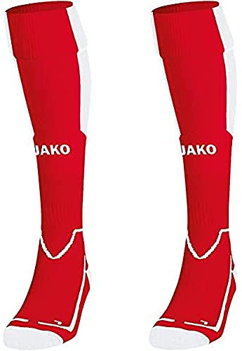 JAKO Lazio Stutzenstrumpf rotweissrot, 3 (35-38) Herren