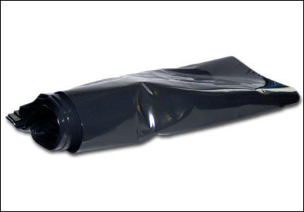 Lot de 120 sacs poubelle noirs, grands et résistants, 90 x 120 cm (120 litres), en plastique de polyéthylène
