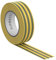 1 rotolo VDE Nastro Isolante Elettrico PVC Nastro Adesivo 15mm x 10m DIN EN 60454-3-1 colore: giallo-verde