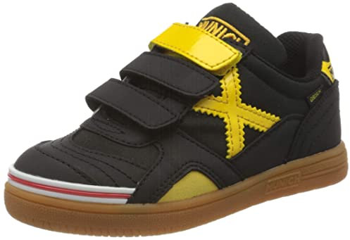 Munich Unisex niños Gresca Kid VCO S, Zapatillas, Black Yellow, 31 EU