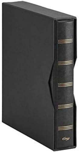 Album von Banknoten taupe 4 Ringe UNIVERSAL SCHWARZ