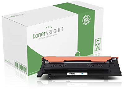 Tonerversum Toner kompatibel zu Samsung CLT-C404S Cyan (für Samsung Xpress C430 C430w C480 C480fn C480fw C480w Laserdrucker)