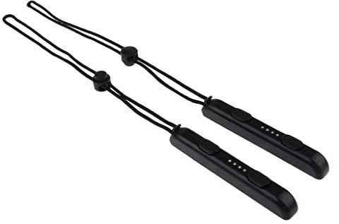 2pcs Kandgelenkschlaufe Trageschlaufe Handgelenk Tragegurt Lanyard für Nintendo Switch Joy-Con - Schwarz