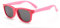 FOURCHEN Gafas de sol flexibles de goma polarizadas para niños para niñas de 3 a 10 años de edad (Red lens)