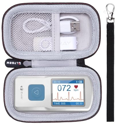 LTGEM Hard Case Compatible with EMAY Portable ECG Monitor