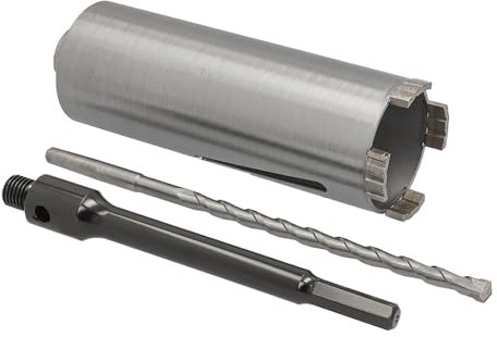 Diamant Bohrkrone Sechskant lang (200mm) Aufnahme und Zentrierbohrer Nutzlänge 180 mm Ø 68 mm Betonbohrkrone Kernbohrer
