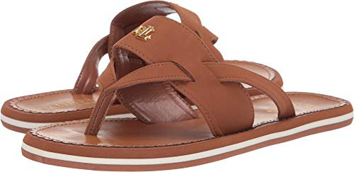 Lauren by Ralph Lauren Damen Rosalind Sandale, hautfarben