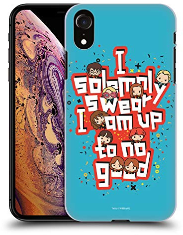 Head Case Designs Officially Licensed Harry Potter I Solemnly Swear Deathly Hallows I Hard Back Case Compatible With Apple iPhone XR