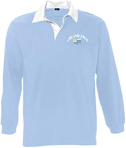 Supportershop Unisex Polo Rugby Ls Uruguay Polo Rugby LS Uruguay