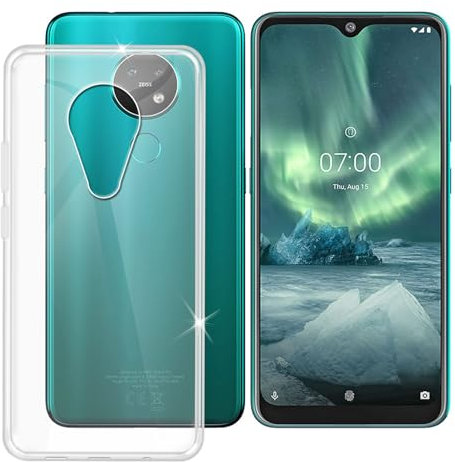 JIENI handyhüllen für Nokia 7.2 (6.2), Premium Ultra Dünn Voller Schutz Silikon Handyhülle,Hochwertiges Silikon, Anti Kratzer