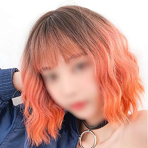 Perücke, kurz, lockig, Naturhaar, Cosplay-Perücke, schön für Frauen