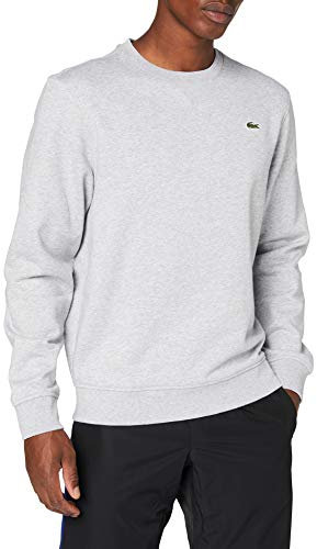 Lacoste Sweatshirt, Homme, SH1505, Argent Chine/Elephant, Medium 46-48