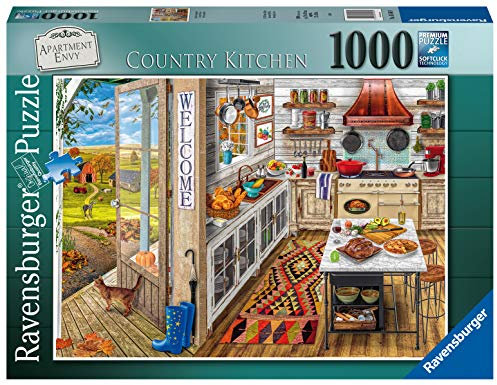 Ravensburger 16546 Country Kitchen Tiere Puzzle 1000 Teile-Fantasy