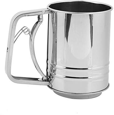 Haofy Setaccio in Acciaio Inossidabile per Farina, Setaccio Manuale per