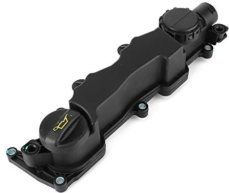 Cache-culbuteur de soupape de moteur, Qiilu Couvercle de culbuteur, couvercle de culbuteur et joint de soupape de moteur Qiilu pour 1.6 HDI Berlingo C2 C3 C4 C5 Xsara 0248L1