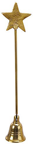zeitzone Kerzenlöscher Stern Gold Weihnachten Flammenlöscher Dochtlöscher 27cm