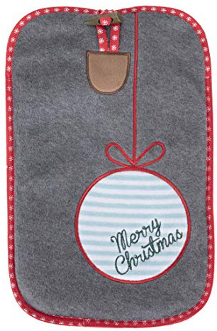 Fashy 2,0L Wärmflasche mit Bezug Merry Christmas, 67319 21