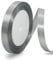 Satinband Silber 10mm, 22 Meters Grau Dekoration Geschenkband breit Schleifenband, Stoffband für Hochzeit, Taufe und Geburtstag Geschenke
