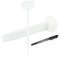 KINGLAKE 50 Pezzi 28.5 cm altezza etichette per Piante in Plastica per esterni etichette per Orto, bianco