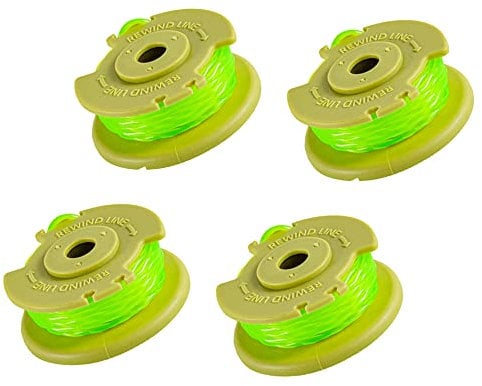 AC80RL3 Strimmer 0.080 Twisted Spool Line Compatible with Ryobi one Plus+ Cordless Trimmers - 18v, 24v, 40v Trimmers (4 pack) by Mumaxun