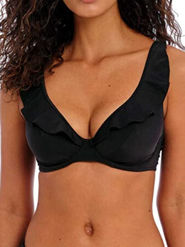 Freya Damen Standard Jewel Cove Bügel-Bikinioberteil mit hohem Apex, Farbe: Schwarz, 65FF