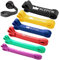 ACEPOW Pull Up Assistance Bands Resistance Bands 6er Set mit Türanker für Männer & Frauen Heavy Duty Stretch Übungsbänder Widerstandsbänder für Workout Muskeltraining Physiotherapie