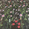 Lioaeust Bestickter Blumenstoff, 90 x 150 cm, Blumen-Spitzen-Stickerei, Netz für Hochzeit, Brautschleier, Spitzenstoff für die Herstellung von Kleidern (schwarz)