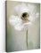 MuchoWow© Wandbilder 60x80 cm Wohnzimmer Wanddeko Blumen Leinwandbild Schlafzimmer Zimmerdeko Fotowand Zimmer Deko Wand Dekoration Wall Art Blumen - Natur - Anemone - Weiß