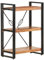 ULUYYUC Freistehende Regale Würfelregal raumteiler Regal AktenschrankBücherregal 3 Fächern 60x30x80 cm Akazie MassivholzGeeignet für Büro, Wohnzimmer, Schlafzimmer