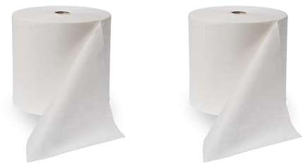 ZVG Multitex soft Polier- und Reinigungstuchrolle weiß 38x30 cm - Viskosevlies mit Textilcharakter und feiner Lochstruktur 475 Abrisse (2x 475 Tücher)