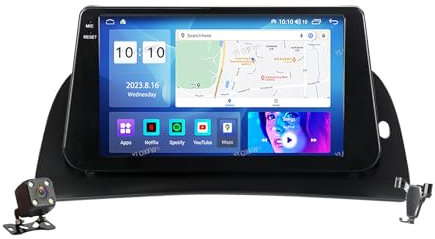 YLOXFW Android 12.0 Autoradio Stereo Navi mit 4G 5G WiFi DSP Carplay für Kangoo/Kangoo 2 2009-2018 Sat GPS Navigation 9 Zoll MP5 Multimedia Video Player FM BT Receiver,M100s