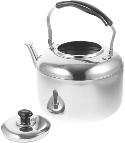 Wasserkocher mit Herdplatte, Reisweinkessel, Teekannenwärmer, Wasserkanne für Zuhause, Teekessel, Teekanne, Metall-Teekessel für den Herd mit Griff, pfeifender Teekessel, heißer Edelstahlkessel zum
