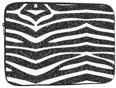 Schwarze Tasche mit Totenkopf-Motiv, tragbar, perfekte Integration von Funktion und Mode., Schwarz-Weiß-Maserung, 13 inch