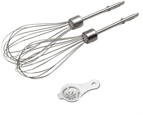FUBESK Stainless Steel Beaters,Kitchen Hand Mixer Beaters For Kenwood Hand Mixers,Kitchen Handheld Whisk Accessories For Eggs, Flour(12 wire rods*)