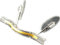 Switch It! Original Universale Nasenstege & Komfort-Pads für Switch It! Brillen - Perfekte Passform, Hautfreundlich, Langlebig (Mit Streifen Gold 258)