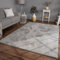 TT Home Wohnzimmer Teppich Hochflor Langflor Kunstfell Weich Modern Unifarben Flauschig, Farbe: Grau, Größe:80x300 cm