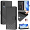 Galafu Hülle für Samsung Galaxy A50 / Galaxy A30S / Galaxy A50S Hülle, PU Leder Handyhülle mit RFID Schutz, Tasche Magnet Schutzhülle mit Standfunktion für Samsung A50 / A30S / A50S, Schwarz