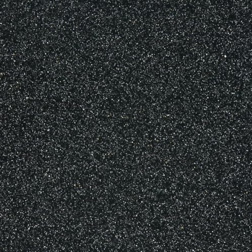 Contract Speckled Effect Black Anti Slip Heavy Duty Commercial Kitchen Vinyl Flooring, 2.0mm Thick Waterproof Linoleum Flooring -2m(6'6) X 2m(6'6)-4m²