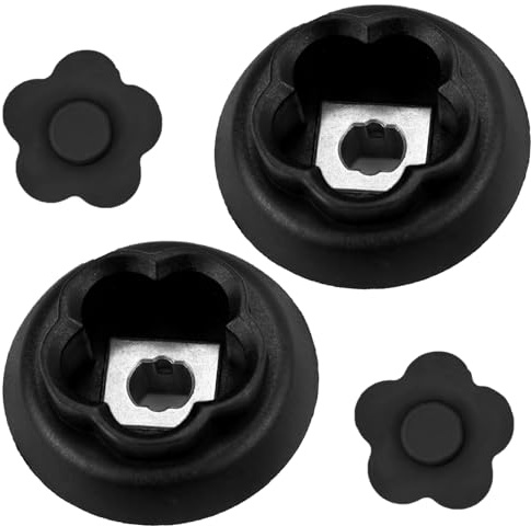 Tyafzzn 2 Stücke Kupplungsführung Getriebe Ersatzteile für Monsieur Cuisine Connect SKMC 1200 & Monsieur Cuisine Smart SKMS 1200, 5 Zweigen Monsieur Cuisine Kupplungsführung mit Blumen