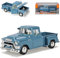 Motormax G*M*C Blue Chip Pick-Up Blau 1955 1/24 Modell Auto mit individiuellem Wunschkennzeichen