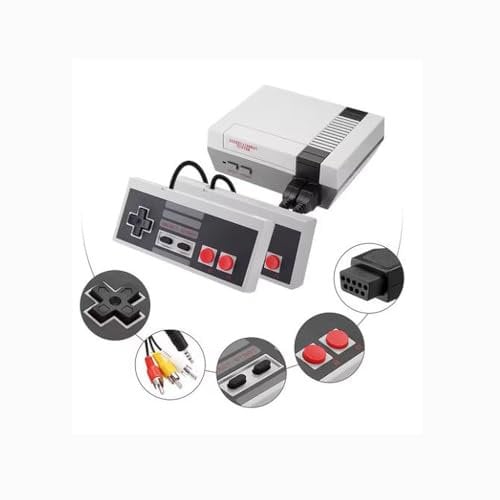 Generico Mini Console con 620 Videogiochi Classici Retrò dotata di 2 Controller AQ - Connessione AV Universale - Per tutta la Famiglia