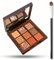 9 Farbe Lidschatten Palette, Hochpigmentiert Lidschatten Gold Braun Eyeshadow Palette Mit Spiegel, Matt Shimmer Weicher Glatter Puder Liedschatenpalete Für Augen-Make-up (01 Schokoladen)