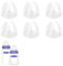 Gosknor 6pcs Baby Bottle Caps Compatible with Lansinoh Bottles, Soft & Safe Baby Bottle Lids Replacement